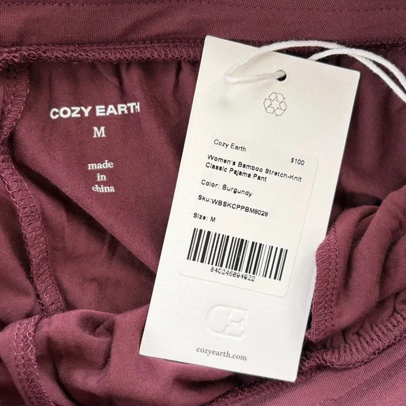 Cozy Earth Bamboo Stretch-Knit classic Pajama Set - Picture 4 of 6